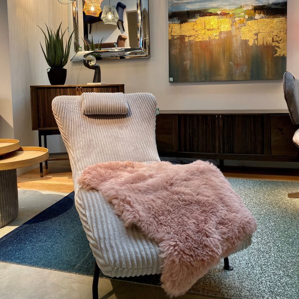 Ковер Heidi, коллекция "Хайди" 85*1*60, Овчина, Розовый — изображение 2