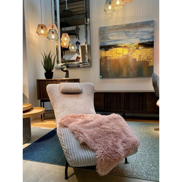 Ковер Heidi, коллекция "Хайди" 85*1*60, Овчина, Розовый — изображение 3