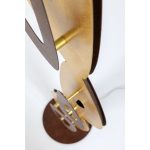 Торшер Triangle, коллекция "Треугольники" 36*126*24, Сталь, Золотой, Коричневый — изображение 3