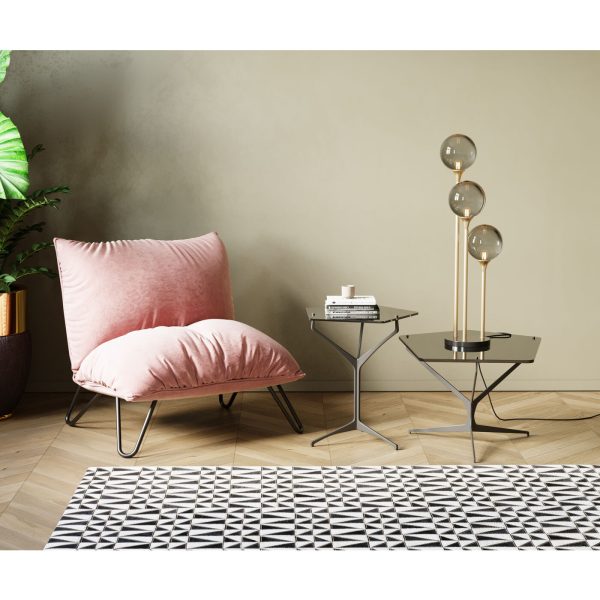 Лампа настольная Al Capone, коллекция "Аль Капоне" 18*83*18, Сталь, Мрамор, Стекло, Серебряный — изображение 3