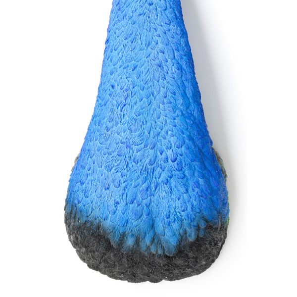 Украшение настенное Peacock, коллекция "Павлин" 16*68*22, Полирезин, Синий — изображение 2