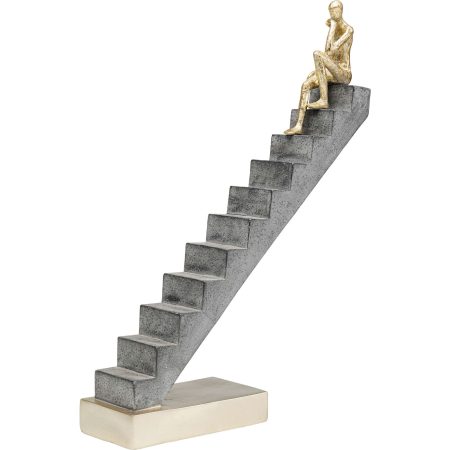 Статуэтка Ladder, коллекция "Лестница" 28*37*7, Полирезин, Золотой