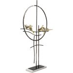 Предмет декоративный Birds, коллекция "Птицы" 39*64*10, Сталь, Полирезин, Мрамор, Золотой — изображение 3