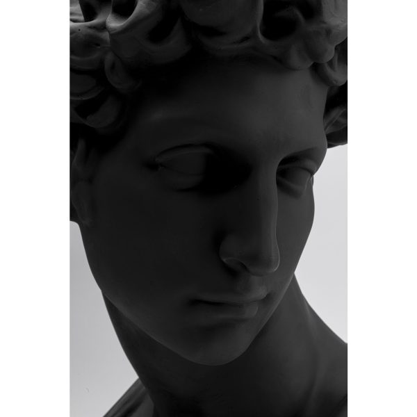 Кашпо David, коллекция "Давид" 35*35*57, Стекловолокно, Черный — изображение 3