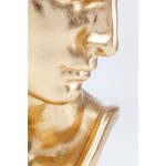 Кашпо David, коллекция "Давид" 35*35*57, Стекловолокно, Золотой — изображение 4