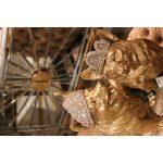 Статуэтка Corgi, коллекция "Корги" 45*37*23, Полирезин, Золотой — изображение 3