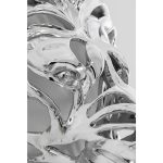 Украшение настенное Lion, коллекция "Лев" 42*47*24, Полирезин, Серебряный — изображение 2