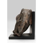 Книгодержатель Elephants, коллекция "Слоны", количество предметов 2 31*25*21, Полирезин, Коричневый — изображение 4