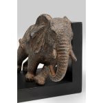 Книгодержатель Elephants, коллекция "Слоны", количество предметов 2 47*42*36, Полирезин, Черный — изображение 4