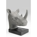 Книгодержатель Rhino, коллекция "Носорог", количество предметов 2 33*20*17, Полирезин, Серый — изображение 4