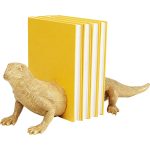 Книгодержатель Lizard, коллекция "Рептилия", количество предметов 2 45*16*20, Полирезин, Золотой — изображение 4