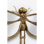 Украшение настенное Dragonfly, коллекция "Стрекоза" 58*71*6, Зеркальное стекло, Полирезин, Золотой — изображение 2