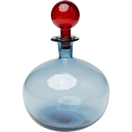 Ваза Honeymoon, коллекция "Медовый месяц" 25*25*25, Стекло, Синий