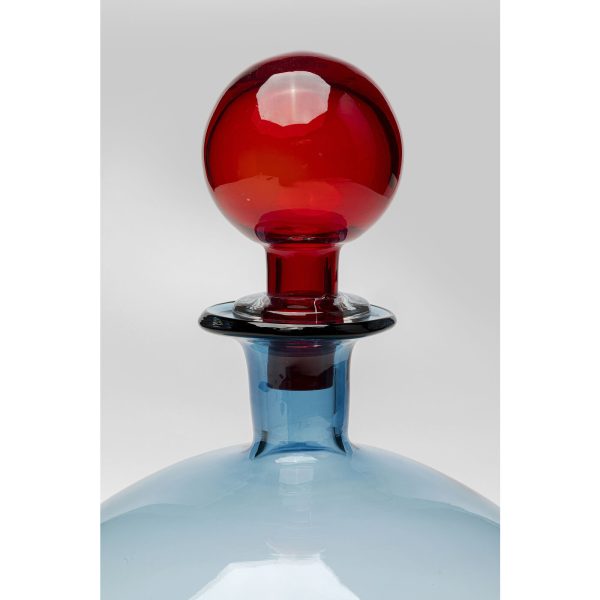 Ваза Honeymoon, коллекция "Медовый месяц" 25*25*25, Стекло, Синий — изображение 2