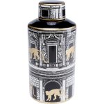 Емкость Temple, коллекция "Храм" 14*30*14, Фарфор, Черный