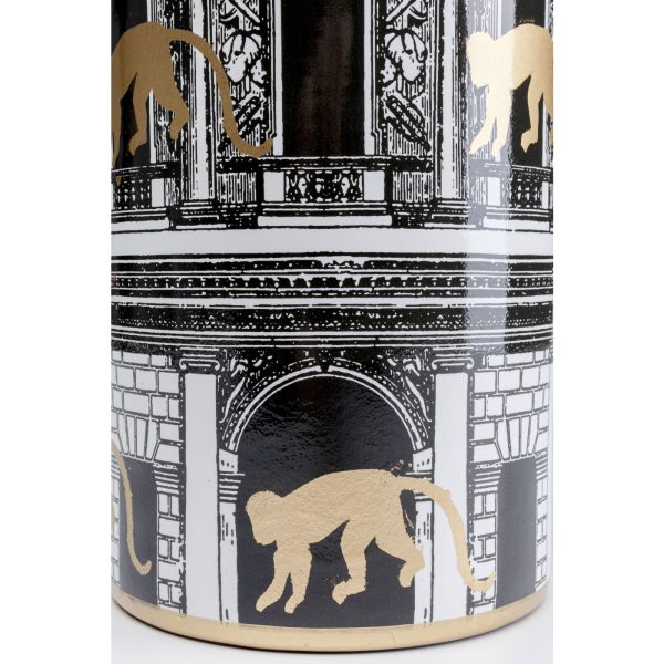 Емкость Temple, коллекция "Храм" 14*30*14, Фарфор, Черный — изображение 4