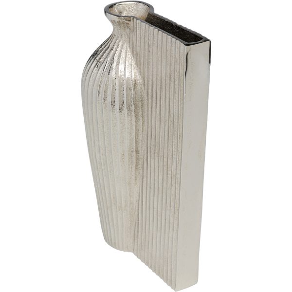 Ваза Mixeo, коллекция "Миксео" 20*33*12, Алюминий, Серебряный — изображение 2
