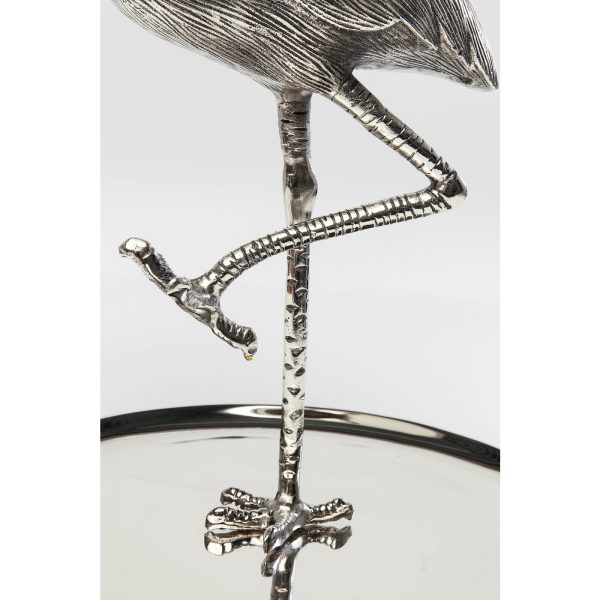 Этажерка декоративная Flamingo, коллекция "Фламинго" 38*53*43, Алюминий, Серебряный — изображение 4