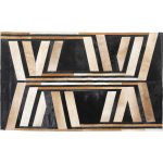 Ковер Modern, коллекция "Модерн" 240*1*170, Воловья кожа, Шерсть, Черный