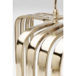 Фонарь для свечи Cage, коллекция "Клетка" 46*41*46, Стекло, Алюминий, Золотой — изображение 4