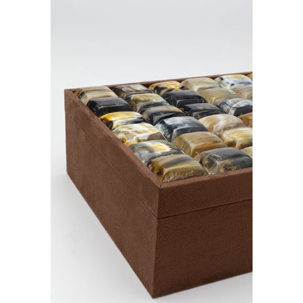 Шкатулка Texas, коллекция "Техас" 40*14*30, МДФ, Полиэстер, Верблюжья кость, Коричневый — изображение 2