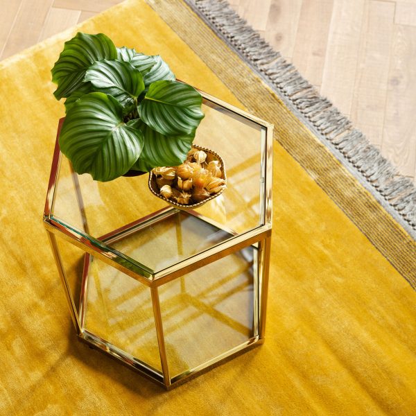 Ковер Soleil, коллекция "Солнце" 240*5*170, Вискоза, Хлопок, Оранжевый — изображение 4