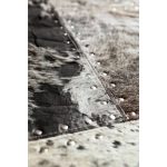 Ковер Squares, коллекция "Пятнашки" 170*1*240, Воловья кожа, Шерсть, Серый — изображение 3