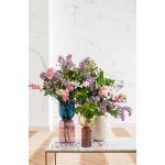 Ваза Marvel, коллекция "Марвэл" 17*40*17, Стекло, Синий, Фиолетовый — изображение 3