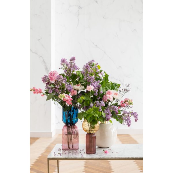 Ваза Marvel, коллекция "Марвэл" 17*40*17, Стекло, Синий, Фиолетовый — изображение 3