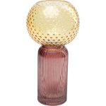 Ваза Marvel, коллекция "Марвэл" 15*31*15, Стекло, Желтый, Красный