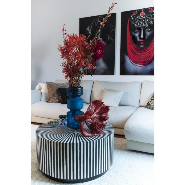 Ваза Marvel, коллекция "Марвэл" 18*36*18, Стекло, Синий — изображение 3