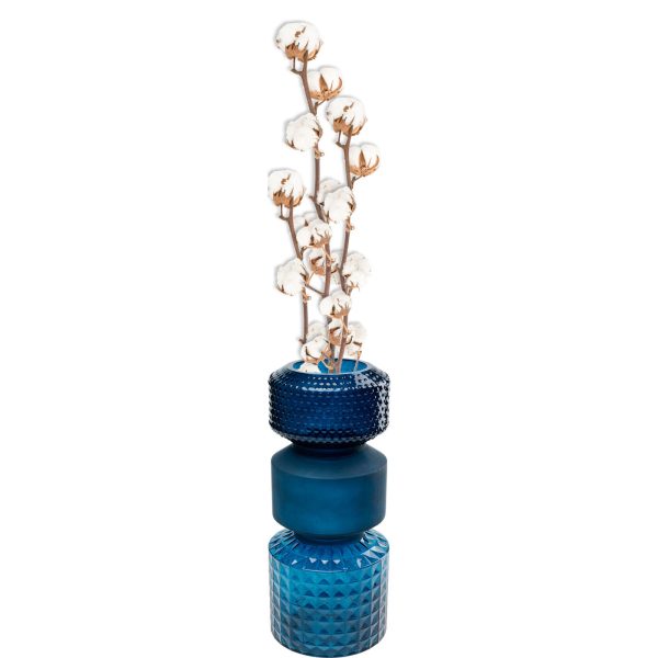 Ваза Marvel, коллекция "Марвэл" 18*42*18, Стекло, Синий — изображение 3