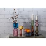 Подсвечник Marvel, коллекция "Марвэл" 12*49*12, Стекло, Красный, Серый — изображение 2