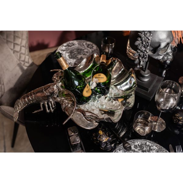 Ведро для охлаждения вина Lobster, коллекция "Лобстер" 58*19*43, Алюминий, Серебряный — изображение 3