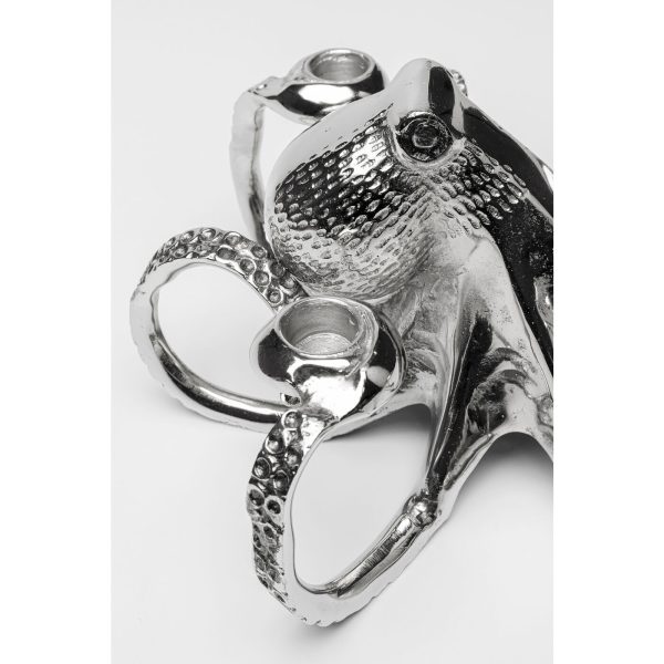 Подсвечник Octopus, коллекция "Осьминог" 30*15*20, Алюминий, Серебряный — изображение 3