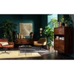 Лампа настольная Ostrich, коллекция "Страус", ручная работа 31*67*31, Полирезин, Хлопок, Черный, Золотой — изображение 3