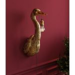 Бра Heron, коллекция "Цапля" 26*62*22, Полирезин, Коричневый — изображение 4