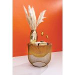 Ваза Ginkgo Leaf, коллекция "Лист Гинкго" 18*29*13, Алюминий, Медный — изображение 2