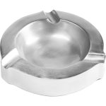 Пепельница Turbine, коллекция "Турбина" 20*4*20, Алюминий, Серебряный