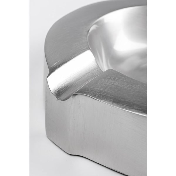 Пепельница Turbine, коллекция "Турбина" 20*4*20, Алюминий, Серебряный — изображение 2