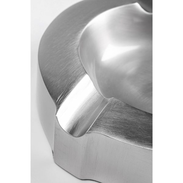 Пепельница Turbine, коллекция "Турбина" 20*4*20, Алюминий, Серебряный — изображение 4