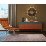 Ковер Sketch, коллекция "Скетч" 240*170*2, Шерсть, Вискоза, Хлопок, Синий — изображение 2