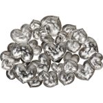 Украшение настенное Hearts, коллекция "Сердца" 79*107*10, Алюминий, Серебряный