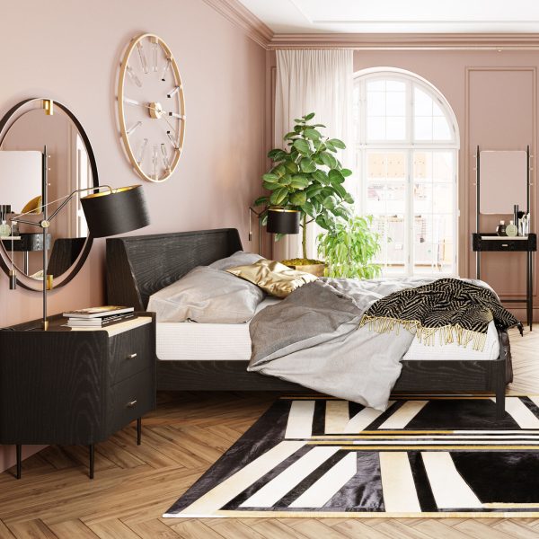 Лампа настольная Salon, коллекция "Салон" 52*55*25, Полистирол, Сталь, Черный — изображение 3