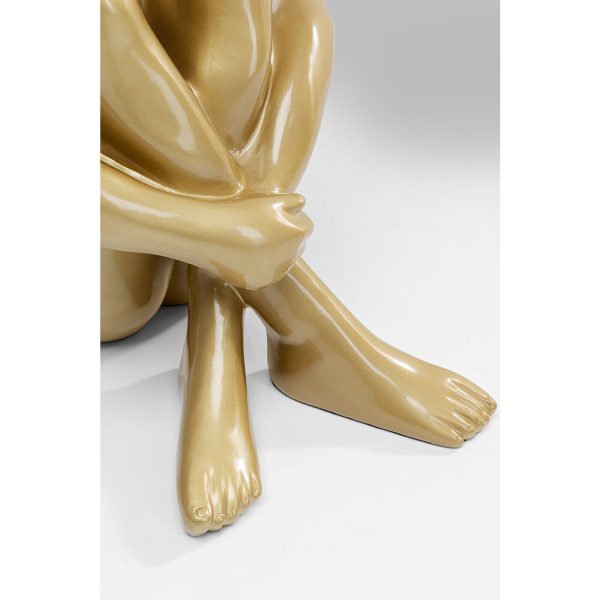 Статуэтка Gangster Dog, коллекция "Собака-Гангстер" 45*80*66, Стекловолокно, Золотой — изображение 4