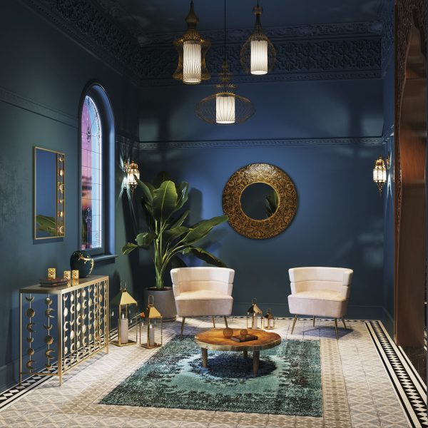 Люстра Swing, коллекция "Свинг" 77*119*43, Сталь, ПВХ, МДФ, Золотой — изображение 4