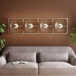 Бра Ufo, коллекция "НЛО" 185*48*20, Стекло, Нержавеющая сталь, Бесцветный — изображение 2