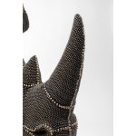 Предмет декоративный Head Rhino, коллекция "Голова носорога" 31*69*42, Полирезин, Черный — изображение 3