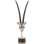 Предмет декоративный Head Antilope, коллекция "Голова антилопы" 43*79*18, Полирезин, Серый