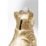 Копилка Corgi, коллекция "Корги" 25*20*13, Полирезин, Акрил, Золотой — изображение 2